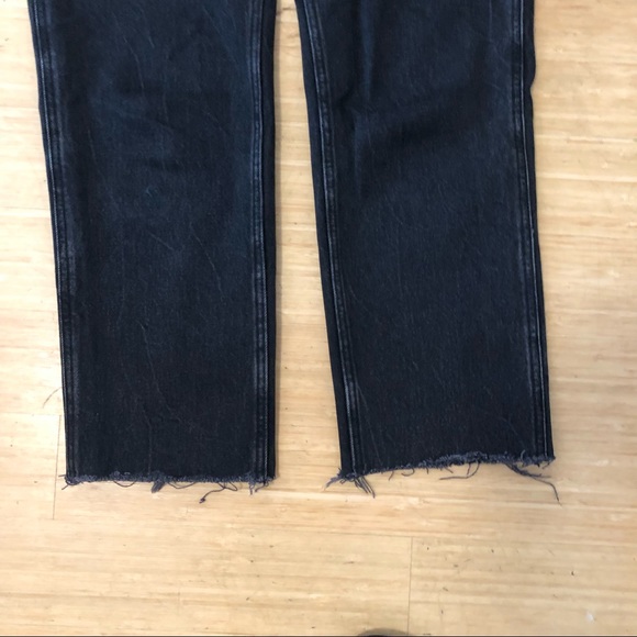 Abercrombie black straight leg jeans - Picture 2 of 5